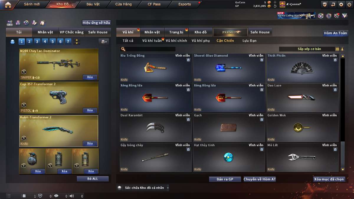 shop acc cf uy tin gia re